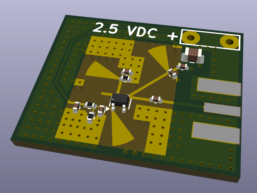 pcb in kicad, 3d